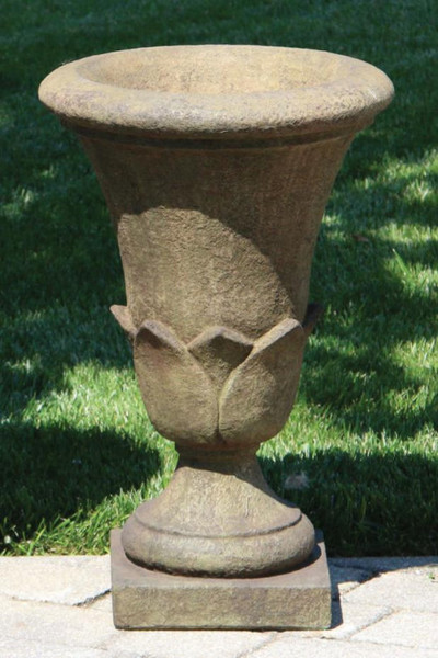 Frangelica Cement Garden Vase High End Urns Planters Flowers Shape